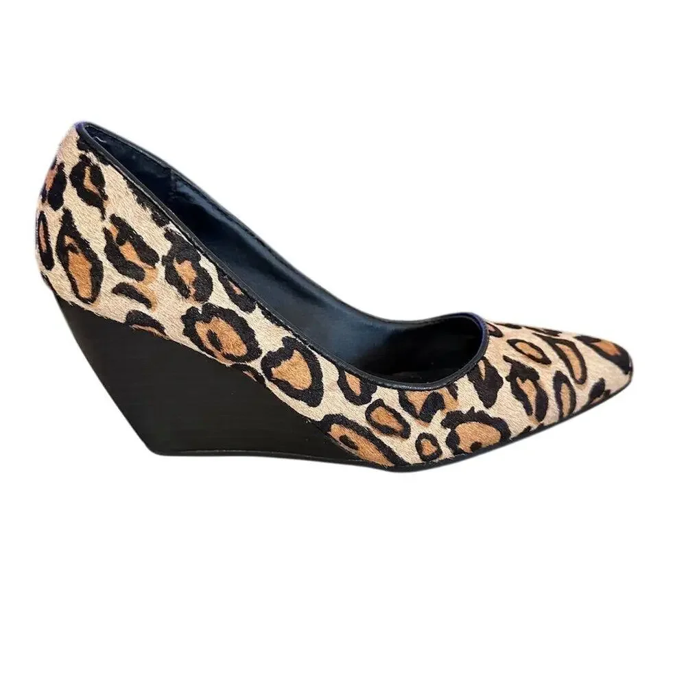 Kenneth‎ Cole Reaction Women's Leopard Print Wedge Heels Multicolor size 6 - Picture 6 of 11